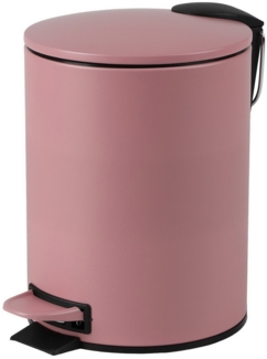 Urban Living Kosmetikeimer 3 Liter Tretmülleimer Abfalleimer Mülleimer Tretpedal Absenkautomatik, Hygienische Pedalbedienung, herausnehmbarer Eimer mit Henkel