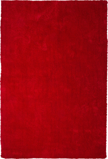 Teppich rot 140x200 cm Shaggy DEMRE