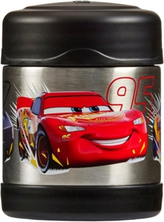 THERMOS Thermobehälter FUNTAINER FOOD JAR DISNEY, Thermobehälter für Essen, spülmaschinenfest, Edelstahl, Kunststoff, Silikon, (1-tlg), 0,3l, 7h heiß & 7h kalt, dicht & auslaufsicher