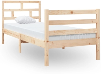 Massivholzbett 75x190 cm 2FT6 Small Single [3101243]