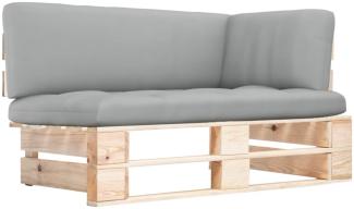 vidaXL Outdoor-Ecksofa Paletten Kiefernholz Imprägniert 3066603