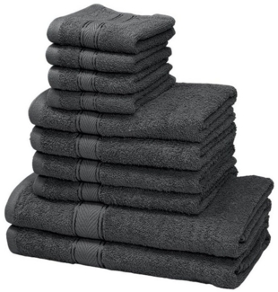 BETTWARENSHOP Handtuch Set Miko Superflausch, Frottee (Set, 10-St), Walkfrottee, 100% Baumwolle, Duschtücher, Handtücher, Gästetücher