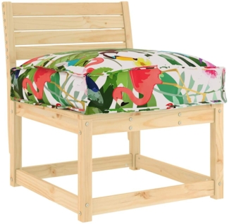 vidaXL Palettenkissen für Sitzfläche Floral Mehrfarbig 50 x 50 x 12 cm 42001477