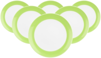 Seltmann Weiden Liberty Pure Colors Brotteller ø 17,5 cm 6er Set - Lime Green