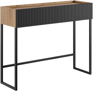 Konsolentisch Cowilo 2SZ (Farbe: Artisan Eiche + Schwarz)