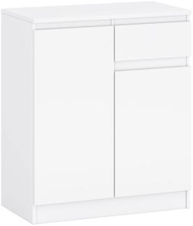 Kommode A2b Sideboard 72x37x85cm weiß 2-türig