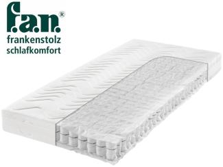 Tonnentaschenfederkern Matratze 19 cm - TTFK 7-Zonen - f.a.n. Komfort Med T 140x200 cm-H3=fest