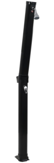 vidaXL Solardusche Klappbar Schwarz 214 cm 23 L 91719
