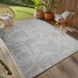 Teppium Teppich Tropische Musterteppiche, Rechteckig, Höhe: 5 mm, Indoor Outdoor Teppich Wetterfest 3D Optik Wohnzimmer Küchen Terrasse