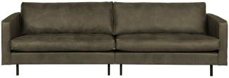 Sofa Rodeo "Classic" 3-Sitzer - Leder Army