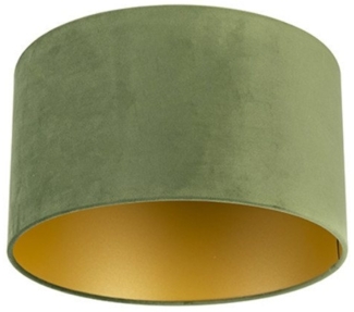 Qazqa Lampenschirm Cilinder velours