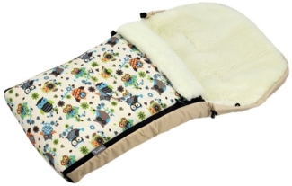 BambiniWelt by Rafael K. Fußsack Winterfußsack Babyfußsack Fußsack Kinderwagen Wolle universal 90cm