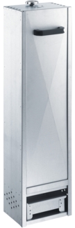 Peetz Alu-Räucherofen 340 - für ca. 12 Fische oder 6 Aale hängend, silber,mit Schieber