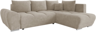 Ecksofa Fureniz (Farbe: Velo 623, Seite: Rechts)