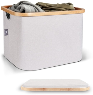 HENNEZ Aufbewahrungskorb 40l kompatibel für IKEA KALLAX Regal, Korb zur Holz Aufbewahrung klein Aufbewahrungsbox Regalkorb