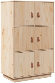 Highboard 67 x 40 x 108,5 cm Massivholz Kiefer [820172]