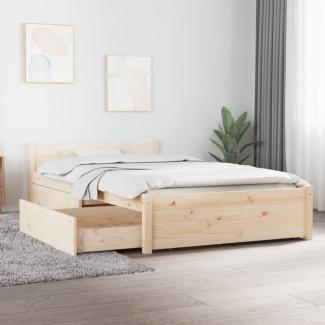 vidaXL Bett mit Schubladen 100x200 cm 3103488