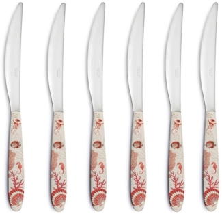 EasyLife Tafelmesser Reef Spülmaschinengeeignet, Mehrfarbig, Motiv: Korallen