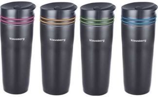 Klausberg Thermobecher KB-7149 schwarz 380ml