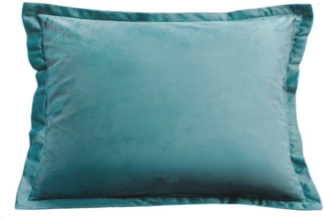 Haus und Deko Kissenbezug Kissenbezug Samt weich mit 2 cm Steg Kissenhülle Plüsch Deko Kissen, (1 Stück)