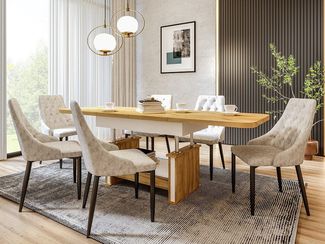 designimpex Couchtisch Design DA-555 Schublade höhenverstellbar ausziehbar Tisch