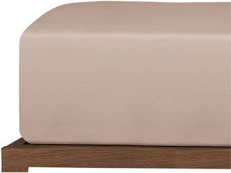 Uncover by Schiesser Spannbettlaken New Jersey - Edeljersey - 150 x 200 cm - Taupe