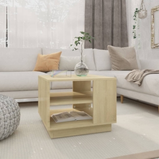 vidaXL Couchtisch Sonoma-Eiche 55x55x43 cm Holzwerkstoff 810292