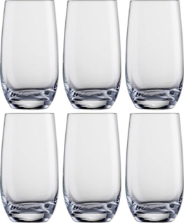 Eisch Longdrinkglas 6er Set Tumblers, Cocktailgläser, Kristallglas, 490 ml, 30310713