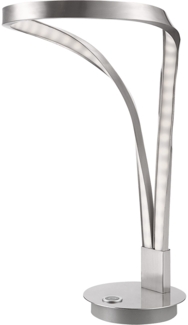 LED Tischleuchte, nickel matt, satiniert