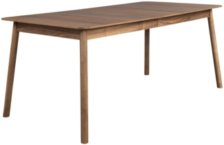 Esstisch GLIMPS von ZUIVER 180x90 ausziehbar Walnuss furniert