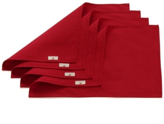 Vivi Idee Platzset 4er/6er Premium 100% Baumwolle Tischsets Platzdeckchen Stoff, (4-St), abwaschbar, Handgenäht, 52x33 cm