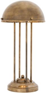 Casa Padrino Luxus Schreibtischleuchte Vintage Messingfarben Ø 26,5 x H. 50 cm - Luxus Qualität