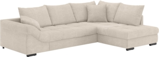 Mr. Couch Ecksofa Allegro DuraFlex, L-Form, Hochschläfer-Bettauszug, Kaltschaumpolsterung, bis 140 kg belastbar