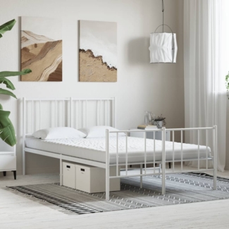 vidaXL Schaumstoffmatratze Weiß 140x210 cm 7-Zonen Härtegrad 20 ILD 4016650