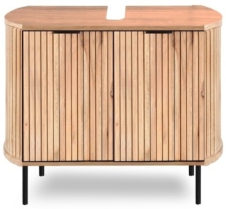 Waschbeckenunterschrank 70x60 cm 'Atlantic' Akazie massiv