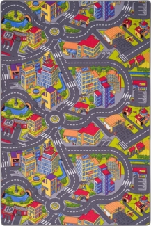 Snapstyle Kinderteppich Kinder Spiel Straßenteppich, Rechteckig, Höhe: 4 mm