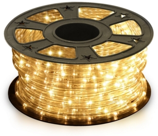 Clanmacy Lichterschlauch 10m-50m LED Lichterschlauch Bunt Lichterkette Lichtschlauch 8 Modi, Wasserdicht