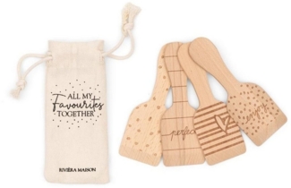 Rivièra Maison Küchenspachtel Rivièra Maison The Perfect Chef Small Spatulas 4 pcs, Mini-Spatel