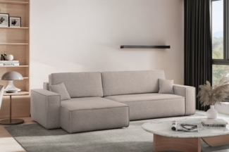 Kaiser Möbel Ecksofa mit schlaffunktion und bettkasten, BEST XL stoff Poso, Quelle, Verita, Mit Bettfunktion und Bettzeugfach