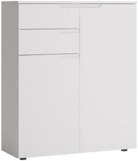 Kommode Paris Highboard 100x40x120cm 2-türig grifflos