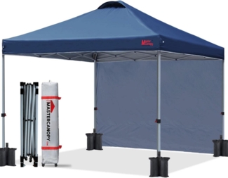 MasterCanopy 2,5x2,5m Pop up Pavillon Faltpavillon Marineblau