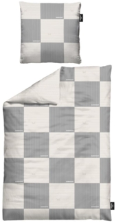 Sansibar Sylt Wendebettwäsche Sansibar Bettwäsche-Set Chessboard, 100% Premium Baumwolle, Baumwolle, hautfreundlich, anschmiegsam, angenehm atmungsaktiv