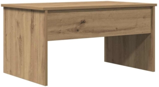 Couchtisch, Sofatisch Artisan-Eiche 80x50,5x41,5 cm Holzwerkstoff
