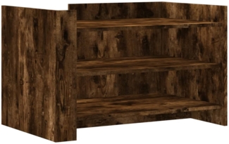 vidaXL Couchtisch Räuchereiche 80x50x50 cm Holzwerkstoff 848343