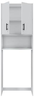 Mehrzweckschrank >LAUNDRY< 2 Türen, Fach, Böden, Artik Weiß - 73x206x40 (BxHxT)