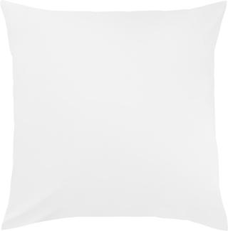 Traumschlaf Premium Interlock Kissenbezug|40x40 cm| weiss