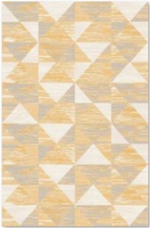 Wohnando Teppich MY-RUG Outdoor-Teppich "Maeve" 160x100 cm, beige und gelb, rechteckig, Höhe: 6 mm, Sommerliches Design, für drinnen und draußen