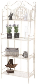 TPFGarden Standregal Anic - Blumenständer - 4-stöckiges Pflanzenregal, Blumenregal - Pflanzengestell, Pflanzenständer mit den Maßen (HxB xT): 153 x 61 x 33 cm