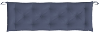 vidaXL Gartenbank-Auflage Marineblau 150x50x7 cm Oxford-Gewebe 378980