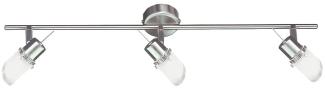 LED Deckenlampe, Glasspot, verstellbar, lackiert, L 60 cm